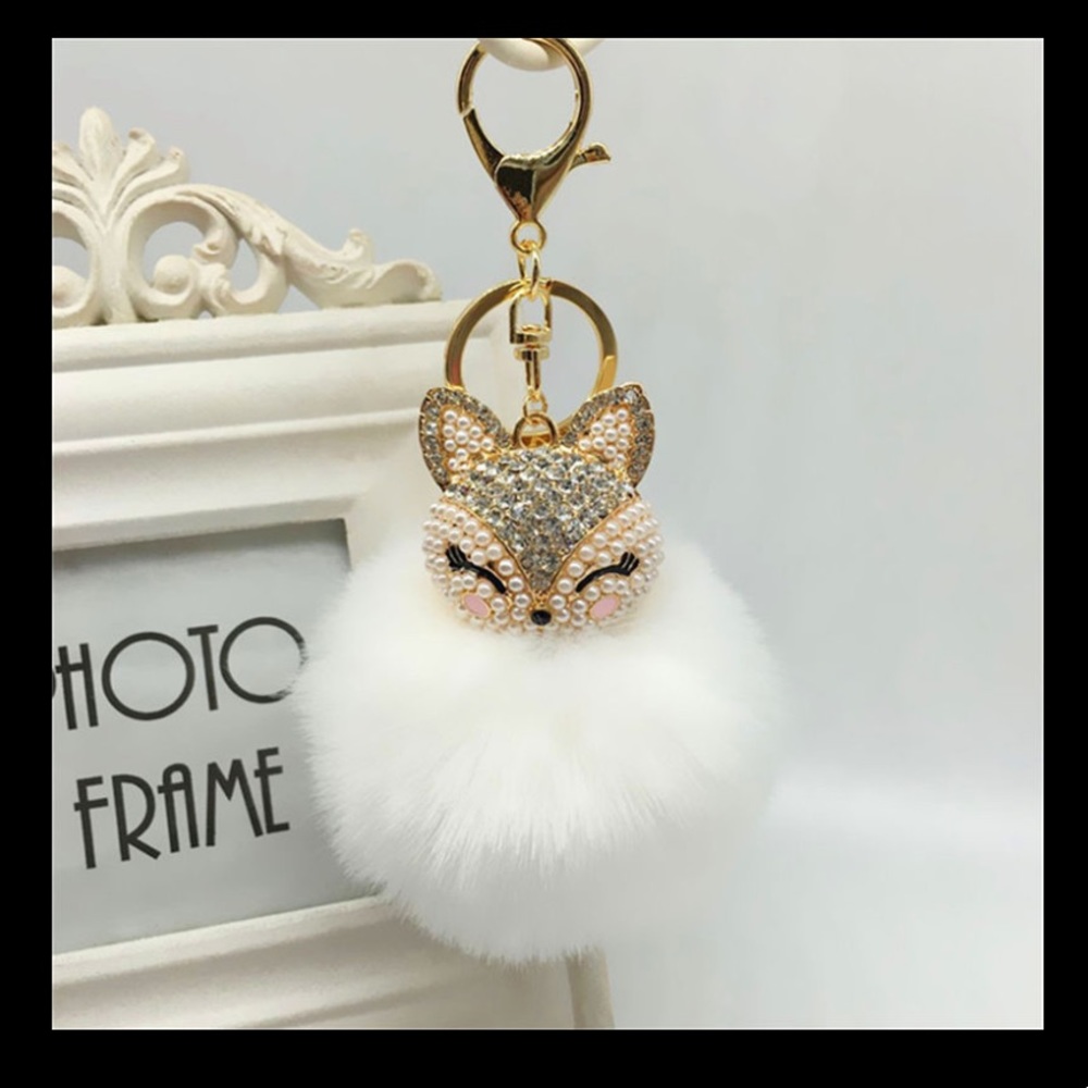Pom Fox Keychain